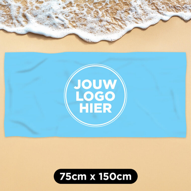 Gepersonaliseerd strandlaken met je logo