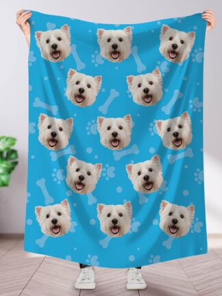 Gepersonaliseerde deken met je hond