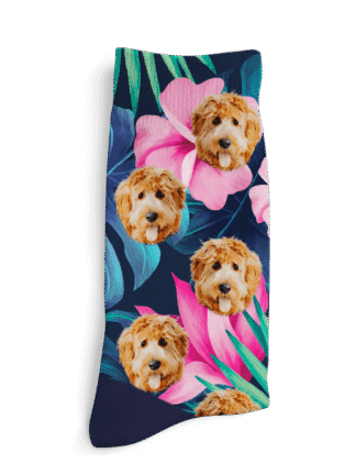 Gepersonaliseerde sokken - Bloemen