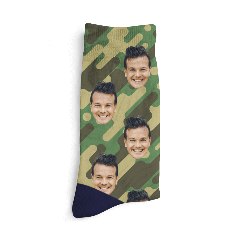 Gepersonaliseerde sokken - Camouflage
