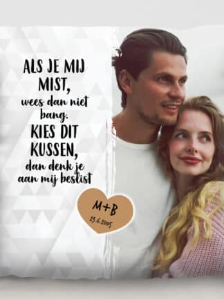 Gepersonaliseerd kussen - Liefde