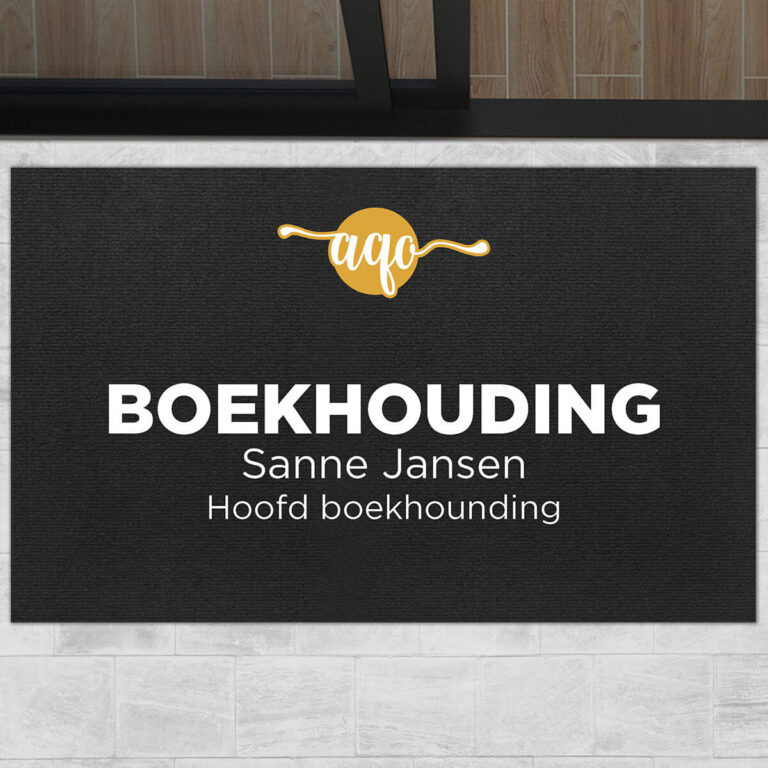 Gepersonaliseerde deurmat - Professionele entree