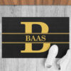 Gepersonaliseerde deurmat met je achternaam