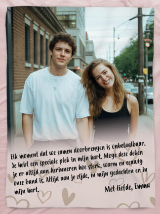Gepersonaliseerde deken - Altijd aan je zijde