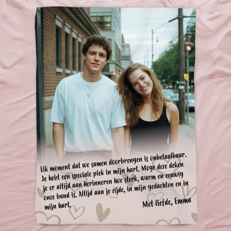 Gepersonaliseerde deken - Altijd aan je zijde