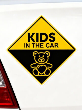 Veiligheidssticker - Kids in the car (15×15 cm)