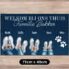 Gepersonaliseerde deurmat – Familiesneakers