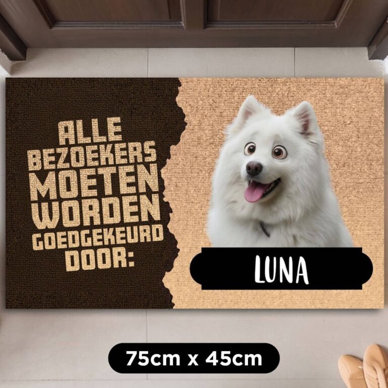 Gepersonaliseerde deurmat - Schattig huisdier