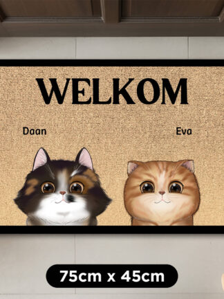 Gepersonaliseerde deurmat - Welkom, personeel