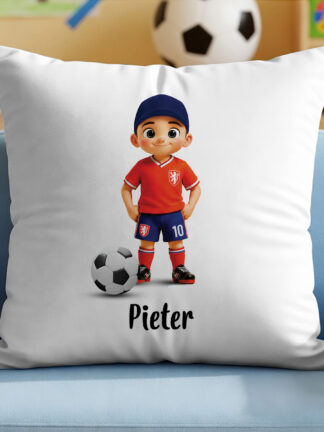Gepersonaliseerd kussen – Voetbalfan