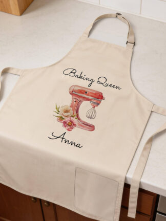 Gepersonaliseerd schort - Baking queen