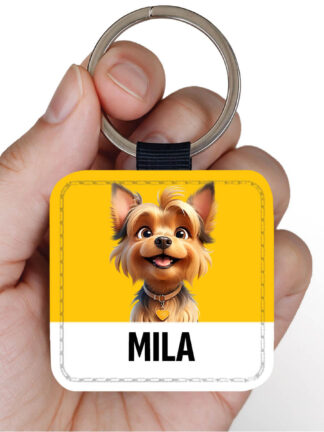 Gepersonaliseerde sleutelhanger met jouw hond